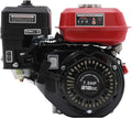 Moteur à essence 7,5 CV 4 temps 208 CC - Pour karting et usage industriel - Refroidissement à air - 1 cylindre - Démarrage manuel - 3600 tr/min - Rouge