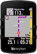 Compteur GPS Vélo Bryton Rider 650/550, Écran Couleur 2,8'', Navigation Virage par Virage, Luminosité Automatique, Bluetooth et Ant+