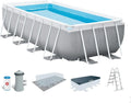 Ensemble Piscine Tubulaire Rectangulaire Prism Frame Intex 4,88 x 2,44 x 1,07m