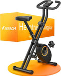 Vélo d'Appartement Pliable MERACH avec Écran LCD et Résistance Magnétique, Confort Optimal pour Entraînement Cardio à Domicile, Charge Maximale 136KG