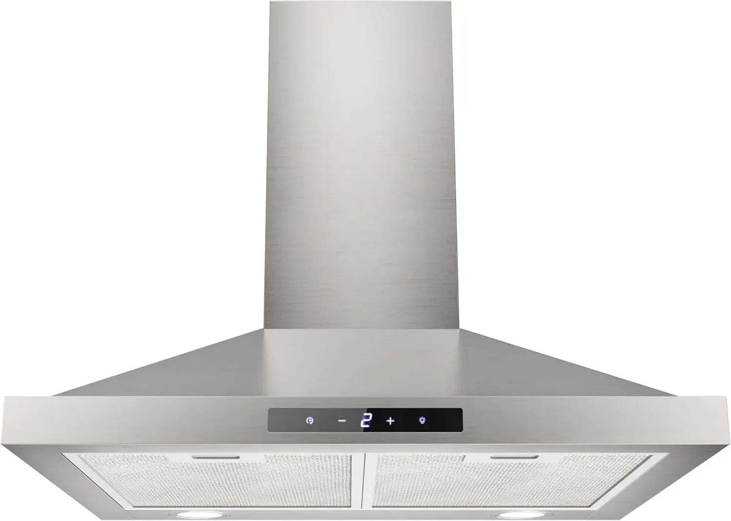 Hotte murale FIREGAS 60 cm en inox, 3 vitesses, 335 m³/h, commandes tactiles