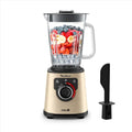 Mixeur Moulinex PerfectMix 1200W, Bol en Verre 1,5L, Lames Powelix, Nettoyage Facile, Noir et Or
