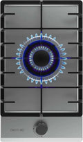 Plaque de Gaz Cecotec Bolero Squad G 1200F, 1 Feu, Inox, 3500 W, Grilles Fonte, Brûleur WOK, Allumage Électrique
