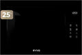 Four à micro-ondes encastrable EVVO Mi45 Glass Noir