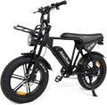 Vélo Électrique pour Adultes, Batterie 48V 15Ah Amovible, Autonomie 80 km, Vitesse 25 km/h, Pneus Larges 50 cm, Idéal pour Trajets Quotidiens