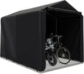 SOARS Abri de Jardin en Métal 160x218x164 cm, Tente Garage Résistante pour Vélos et Motos, Housse PE Gris Foncé
